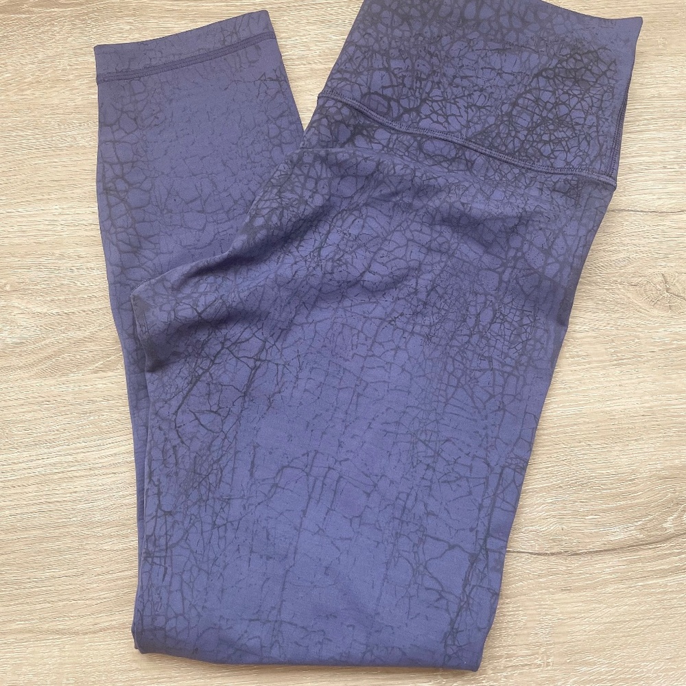 Lululemon Wunder Train High Rise Tight Leggings 25" Women's Size 10
